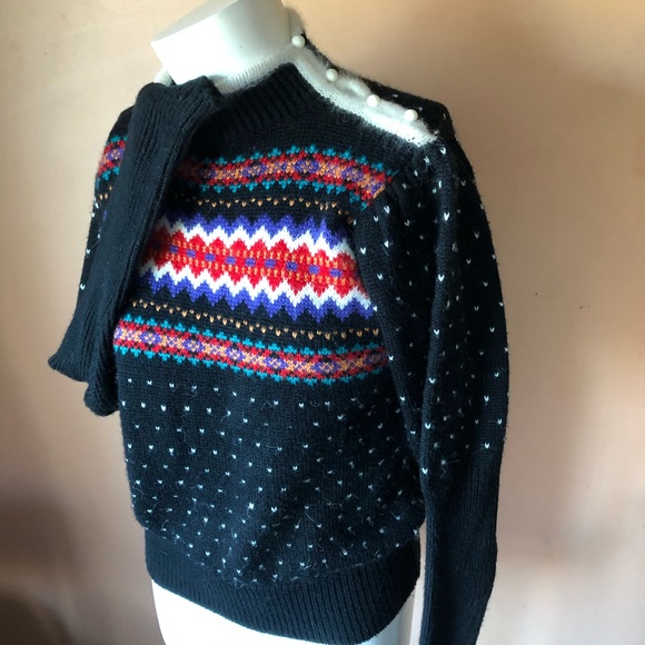 Vintage angora Italian Mob gorgeous sweater - Picture 4 of 12